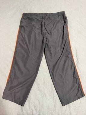 Mountain Lake Gray Joggers with Orange Side Trim